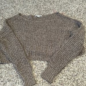 american eagle cropped sweater